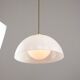 Italian Space Age Pendant in Brass and Acrylic Glass, 1970s