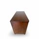 Italian art deco burl walnut chest of drawers, 1850s.