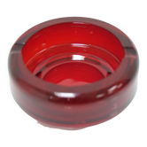 Cendrier en verre du milieu du siècle par Glasswork Novy Bor, années 1960.