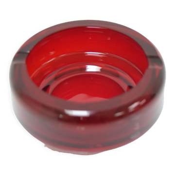 Mid-century Glass Ashtray by Glasswork Novy Bor,1960's.