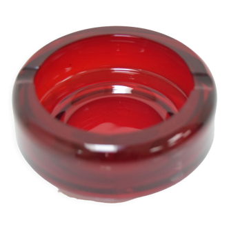 Mid-century Glass Ashtray by Glasswork Novy Bor,1960's.