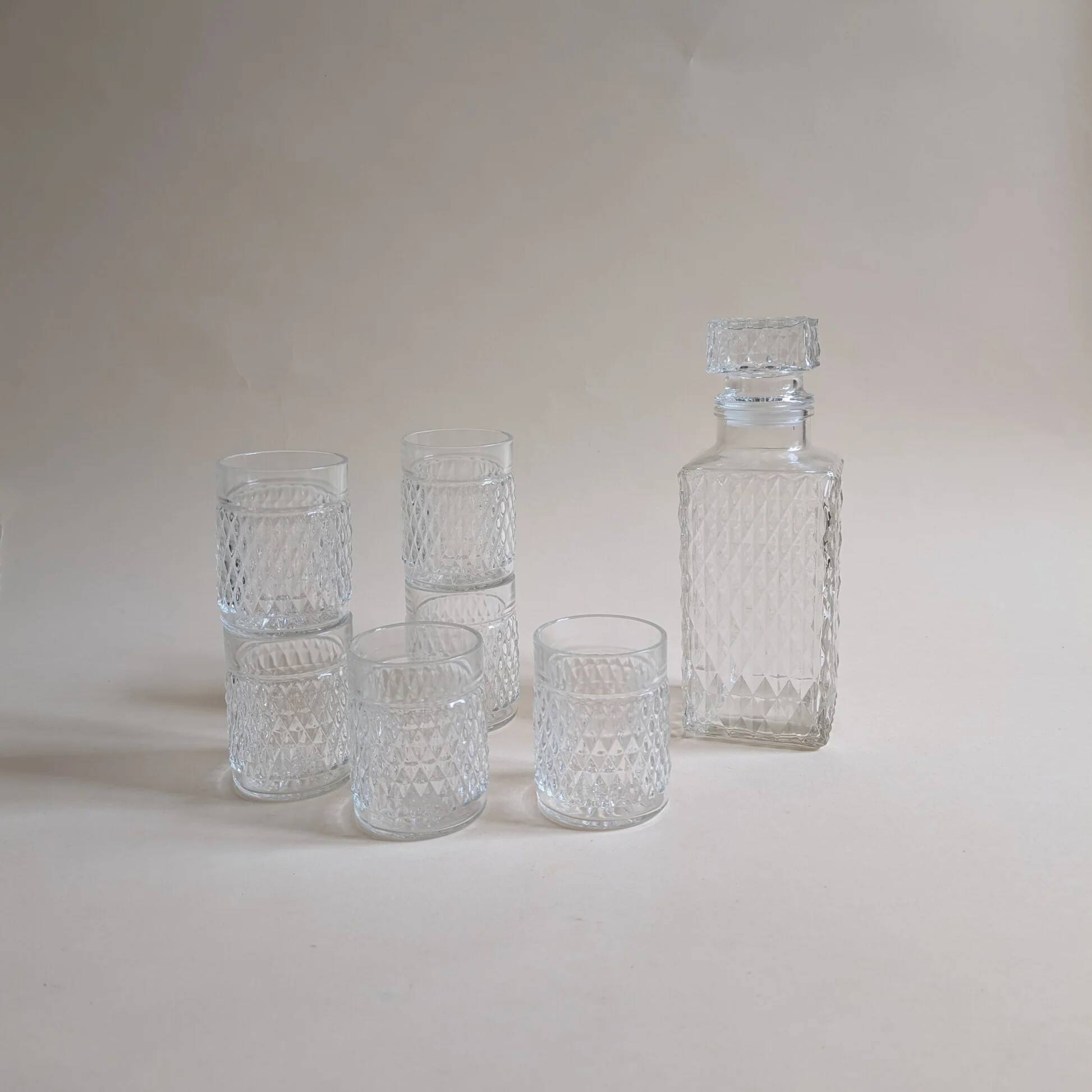 Carafe à whisky et 6 verres