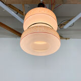 Mid-century glass pendant, 1980's, czechoslovakia