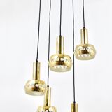 Bakalowits Lustré et Cristaux Suspension à Cinq Bras en Cascade, Autriche