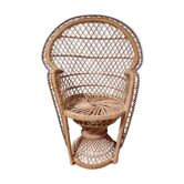 Mini armchair Emmanuelle in rattan
