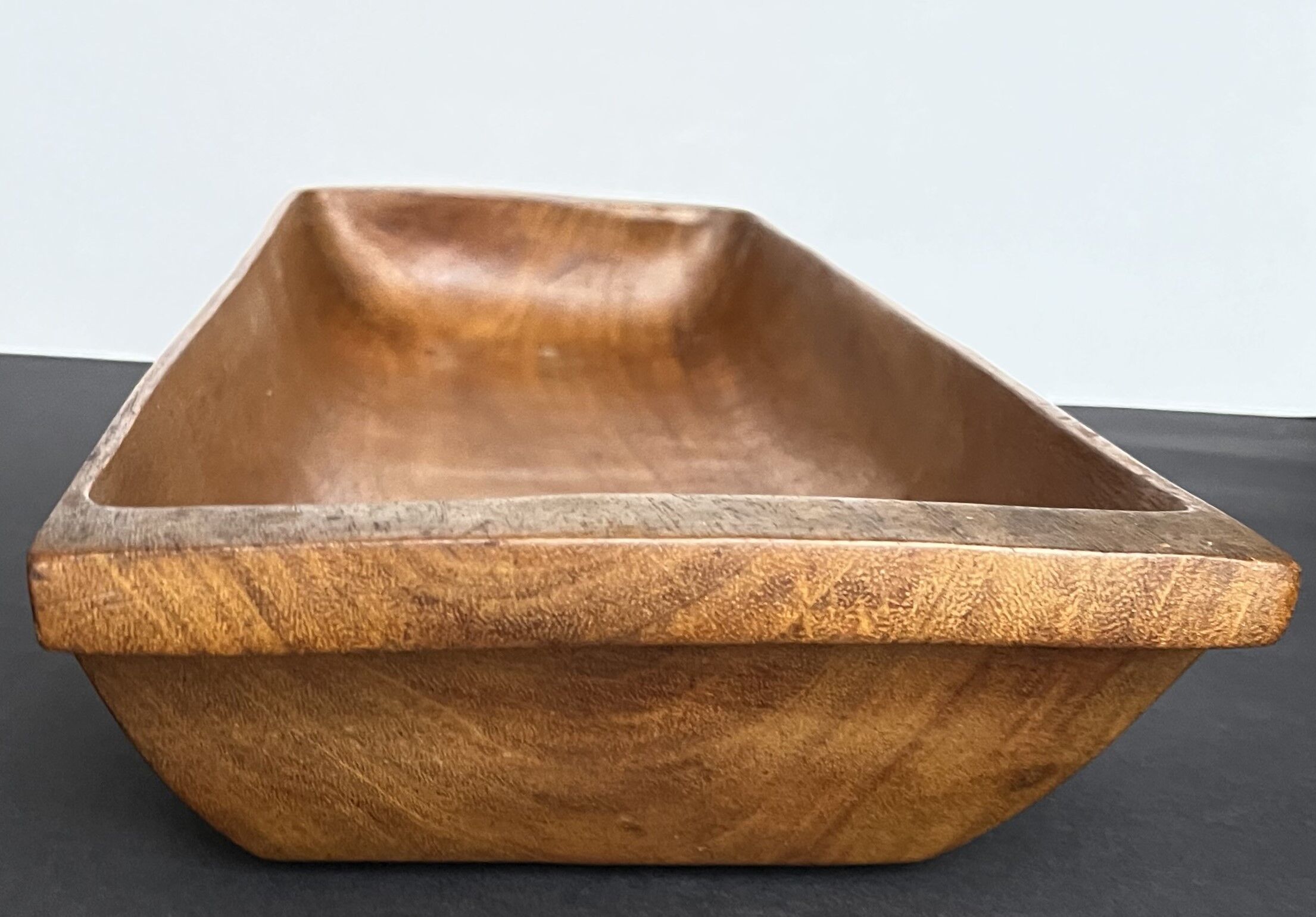 Wooden tray, rectangular