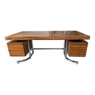 Rio rosewood executive desk, 1970s.