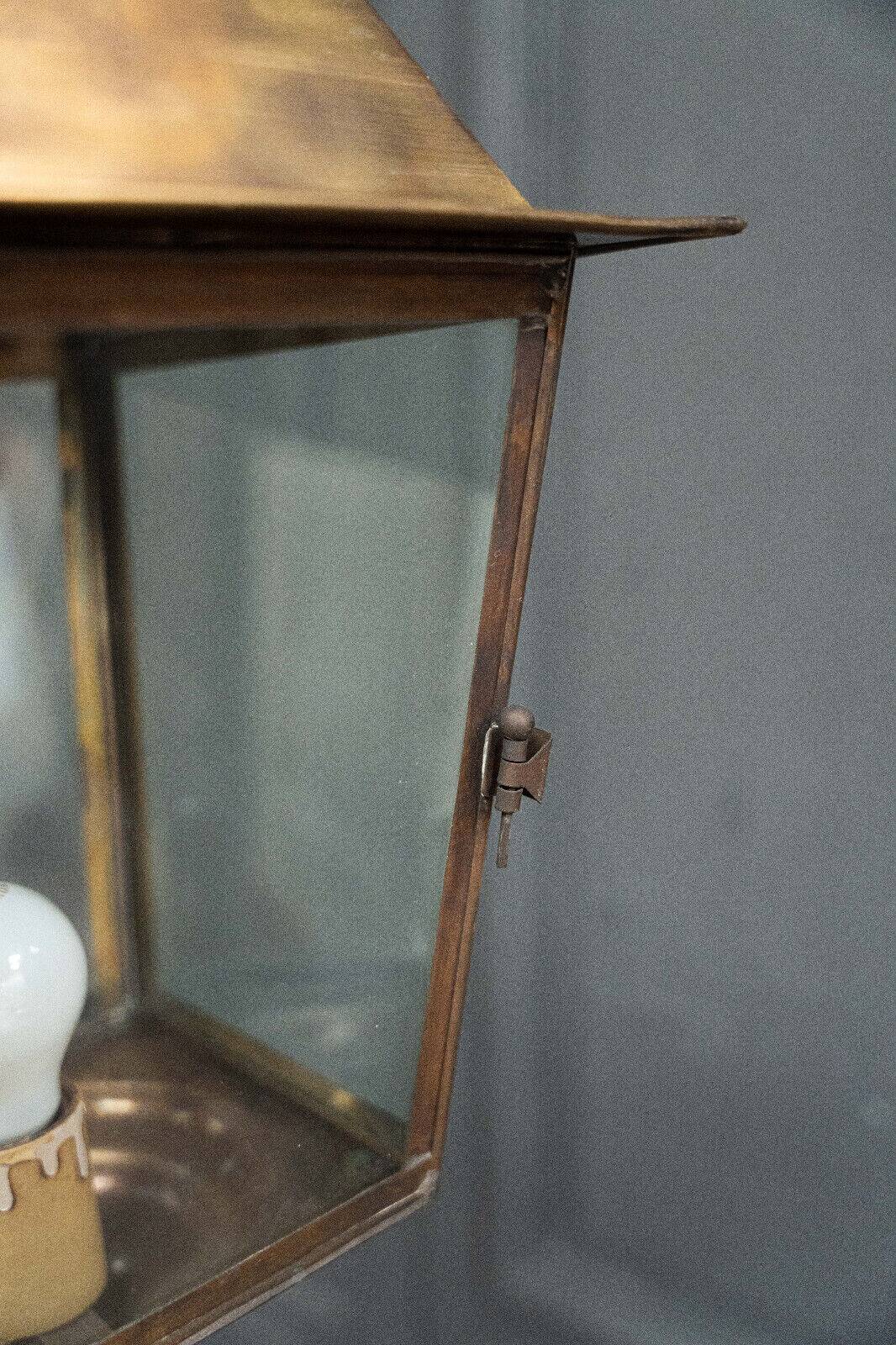 Copper or brass lantern mid-twentieth 1960