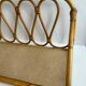 Rattan wall shelf