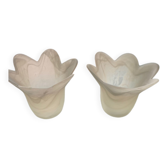 Tulips frosted glass