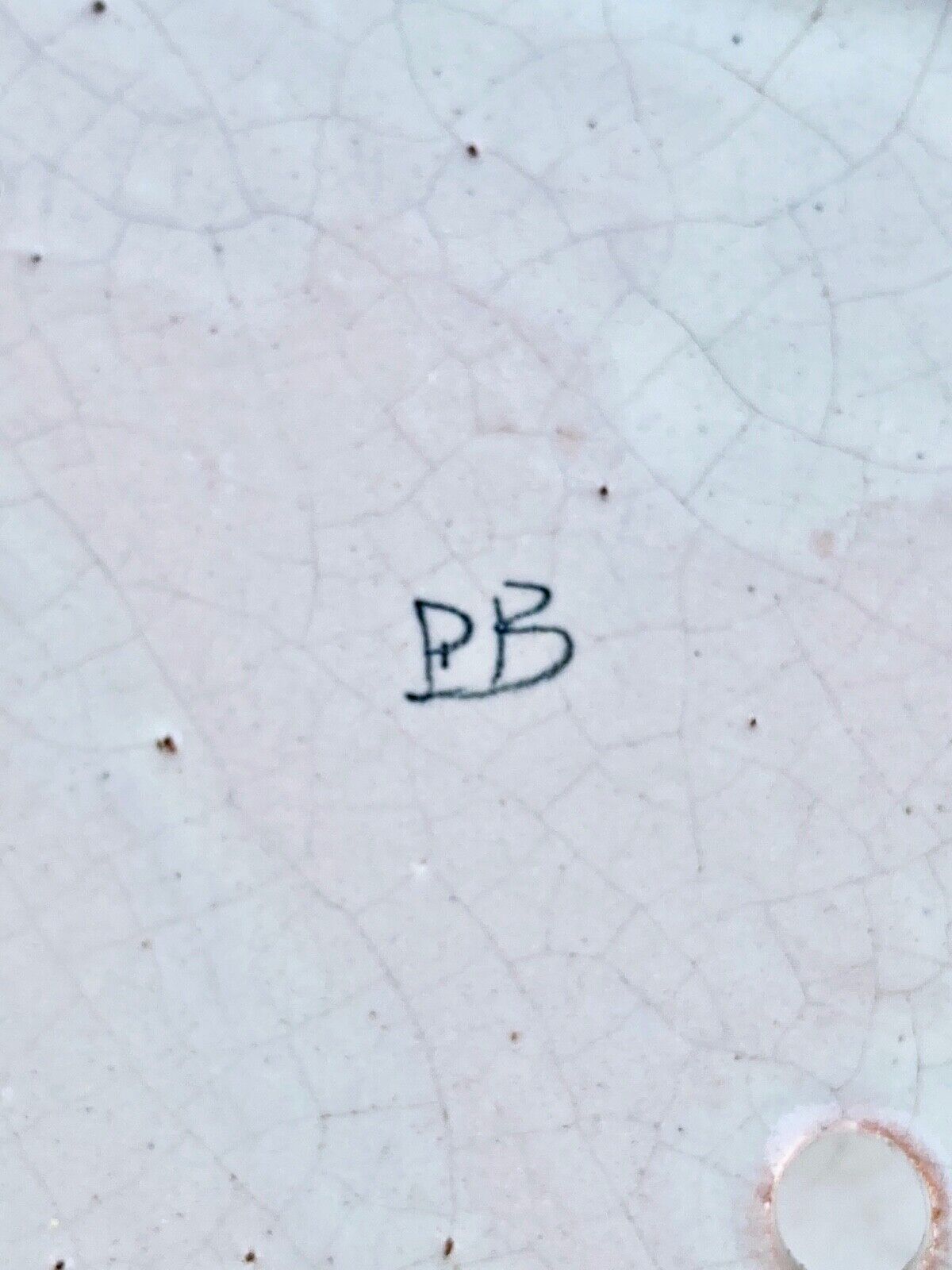 vase - Fan-shaped bouquet - Pouplard Béatrix Malicorne style Quimper XIX