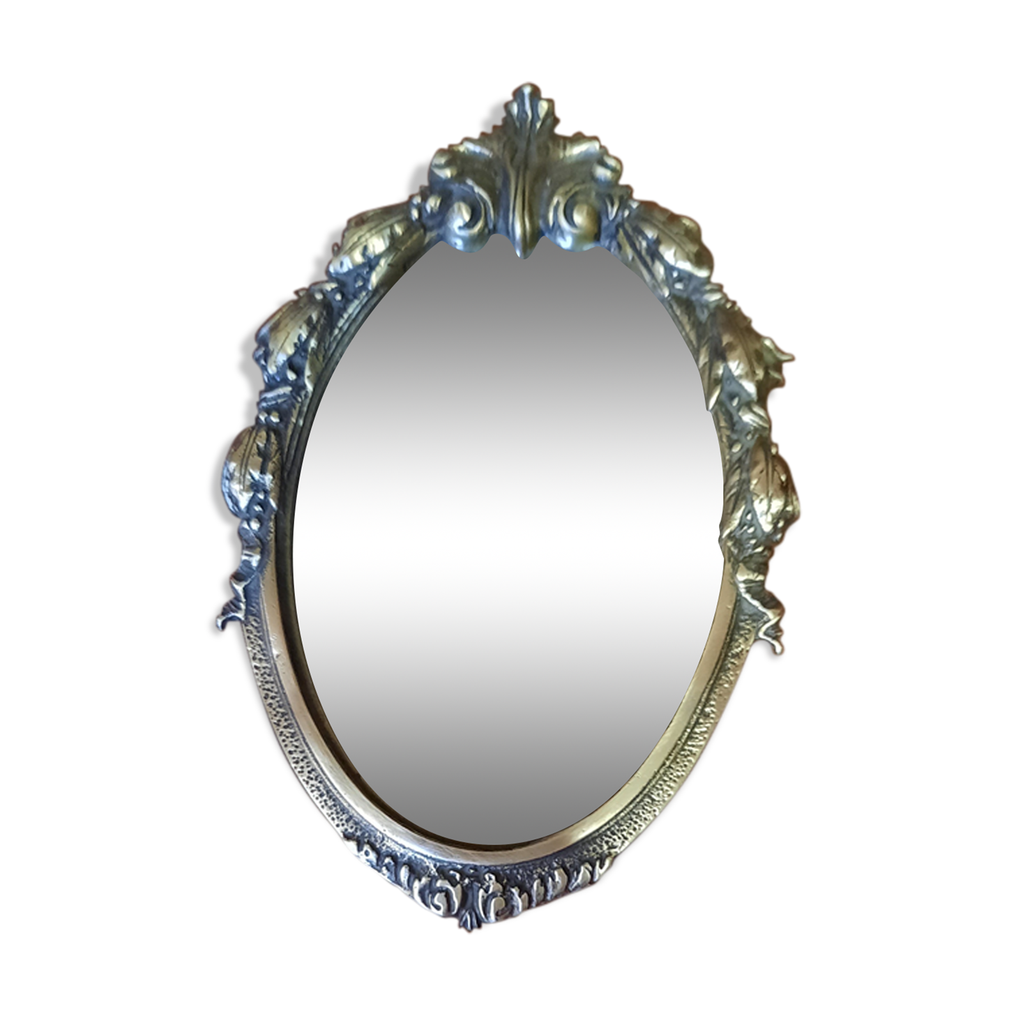 Baroque bronze mirror