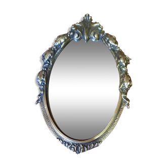 Baroque bronze mirror