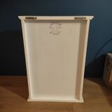 Glass cabinet showcase figurines collection