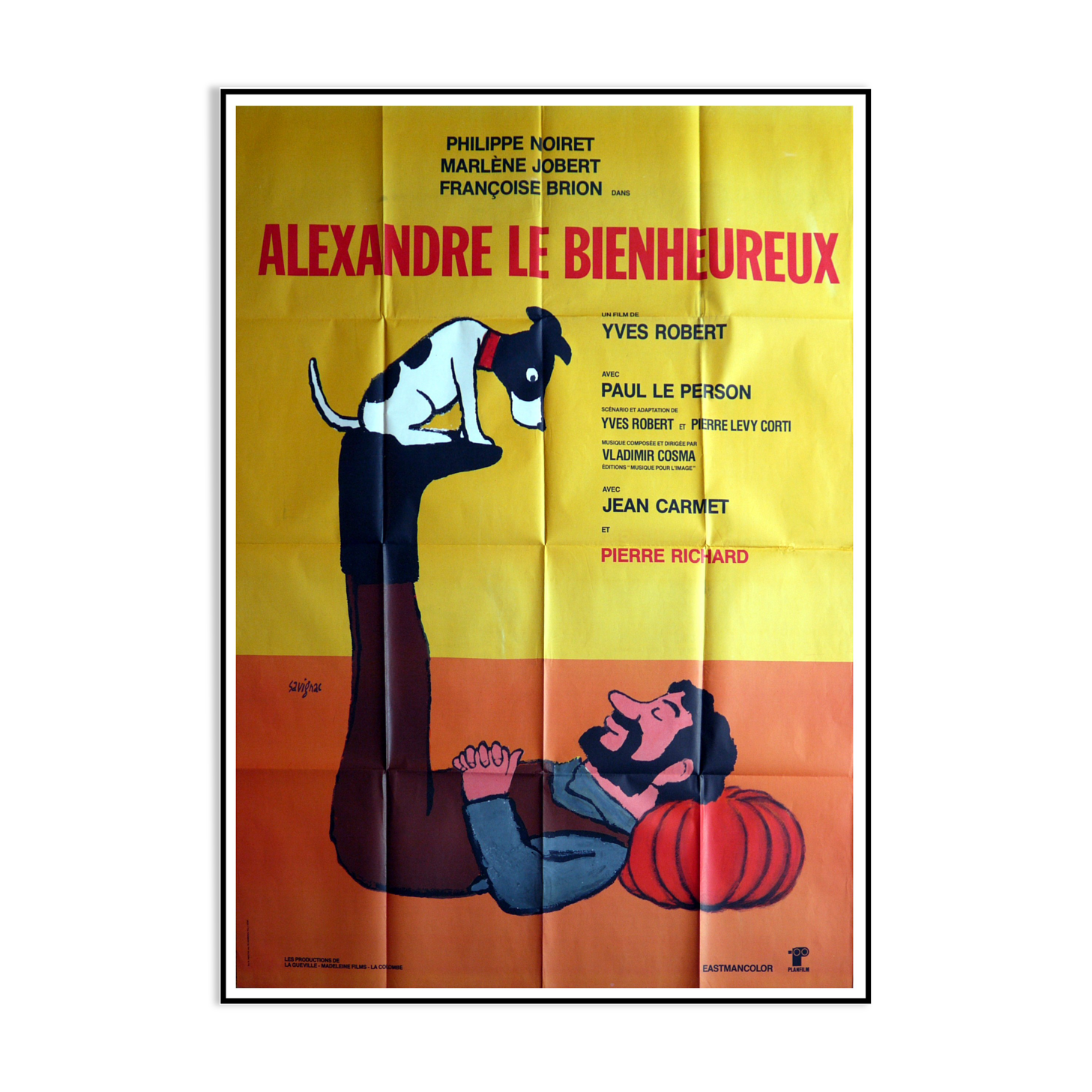 Original cinema poster "Alexander the Blessed" Yves Robert