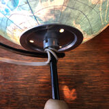 Luminous glass globe signed Taride dated 1974