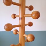 Pine coat rack