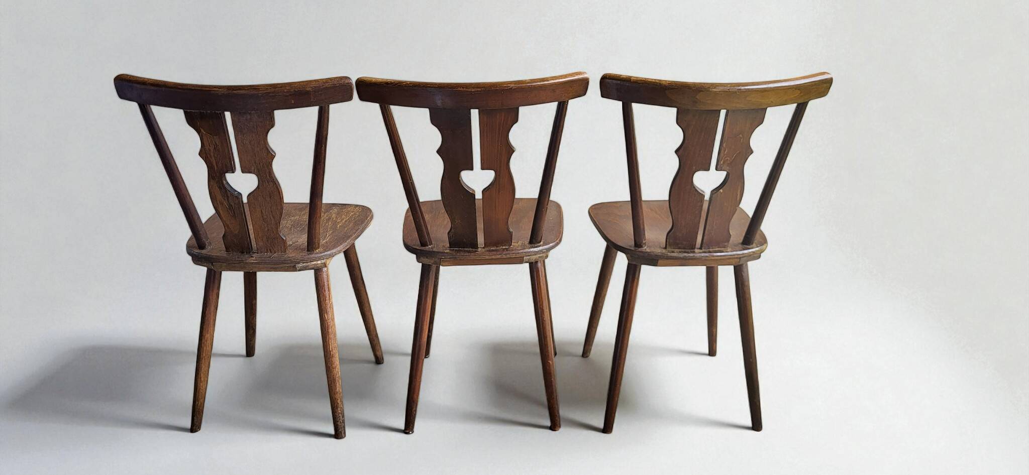 4 chaises bistrot vintage 1960's