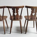 4 chaises bistrot vintage 1960's