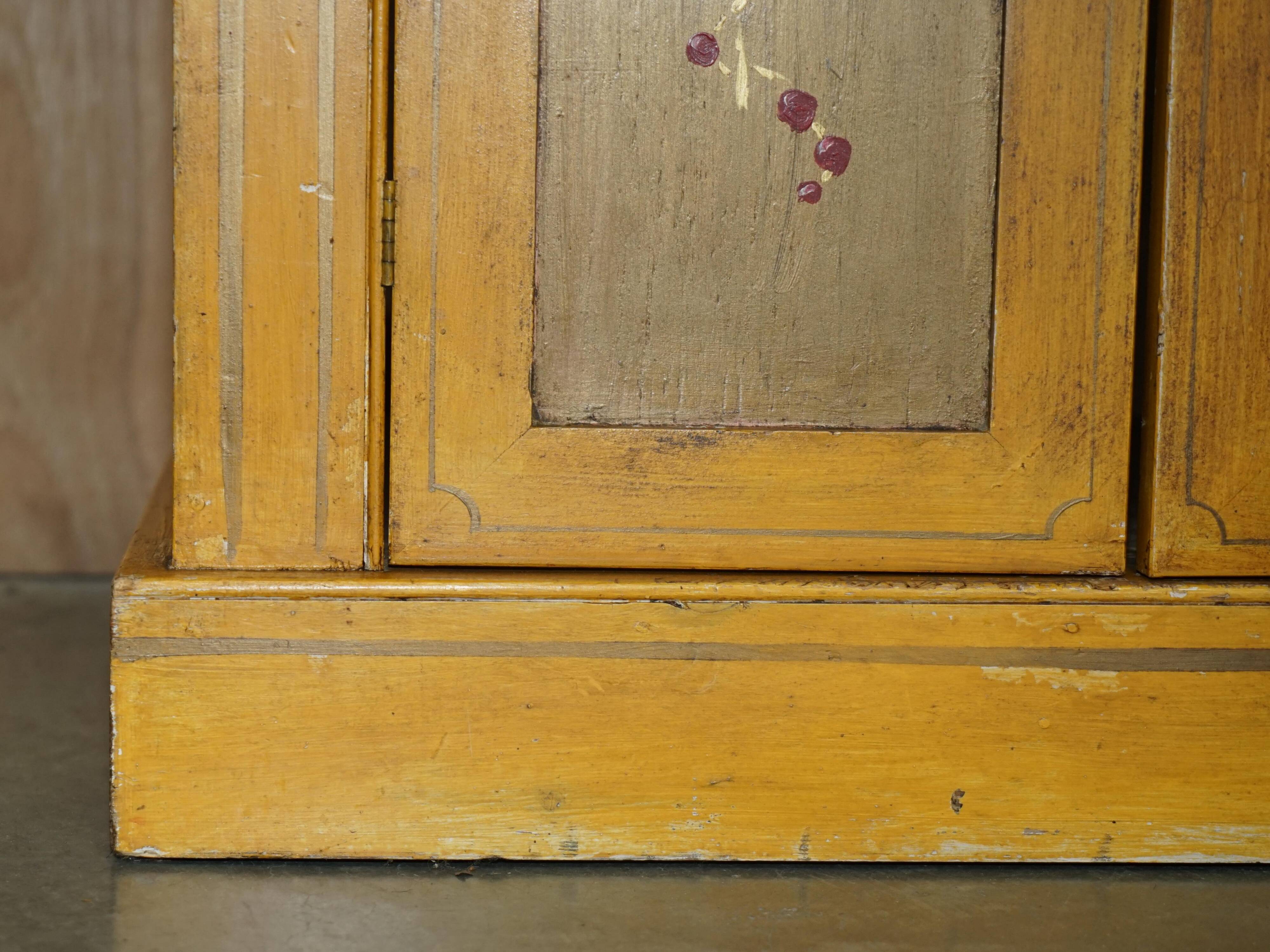 French antique steward's buffet circa 1860 in pine.