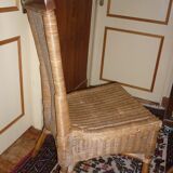 Pair of 2 rattan chairs