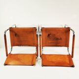 Chaises Bauhaus S34, conçues par Mart Stam, Bulthaup, Allemagne, années 1980.