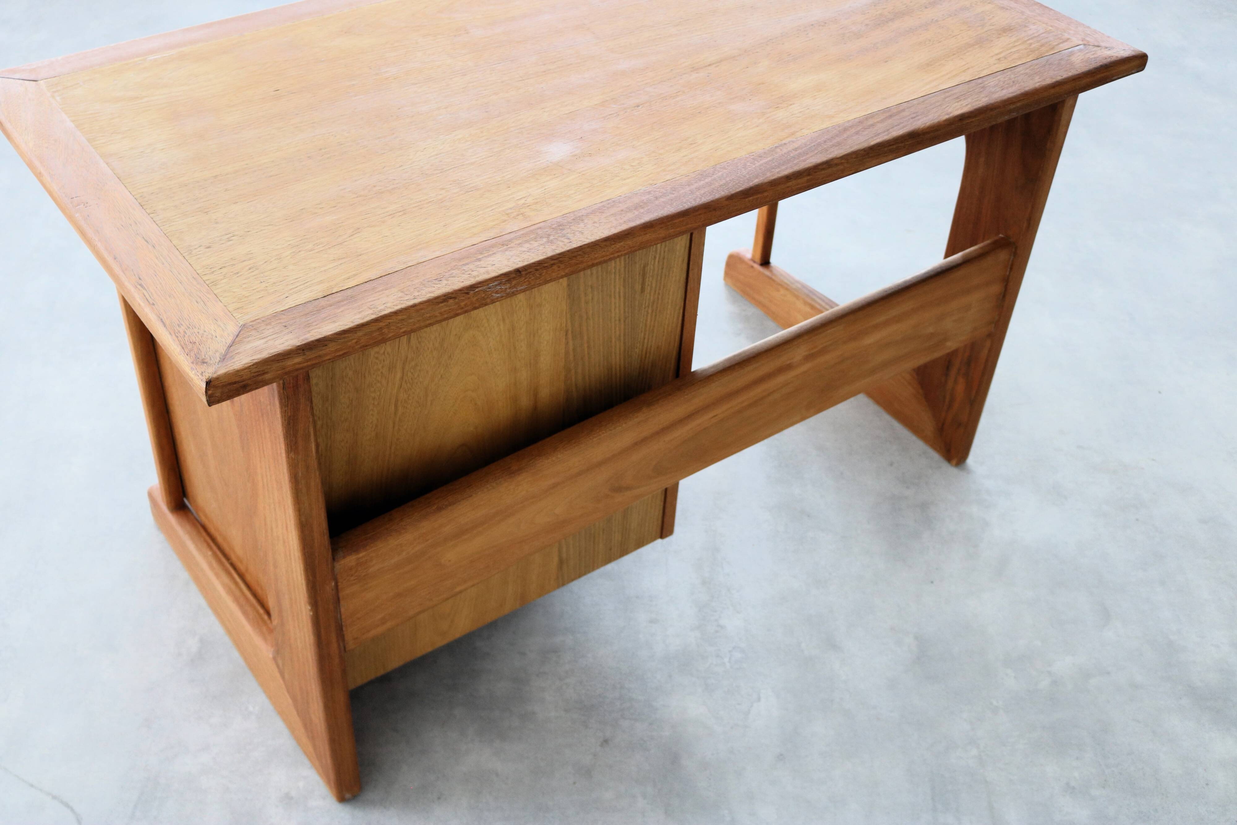vintage oak desk