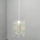 Space Age String Pendant Lamp, Plastic, Czechoslovakia, 1970s