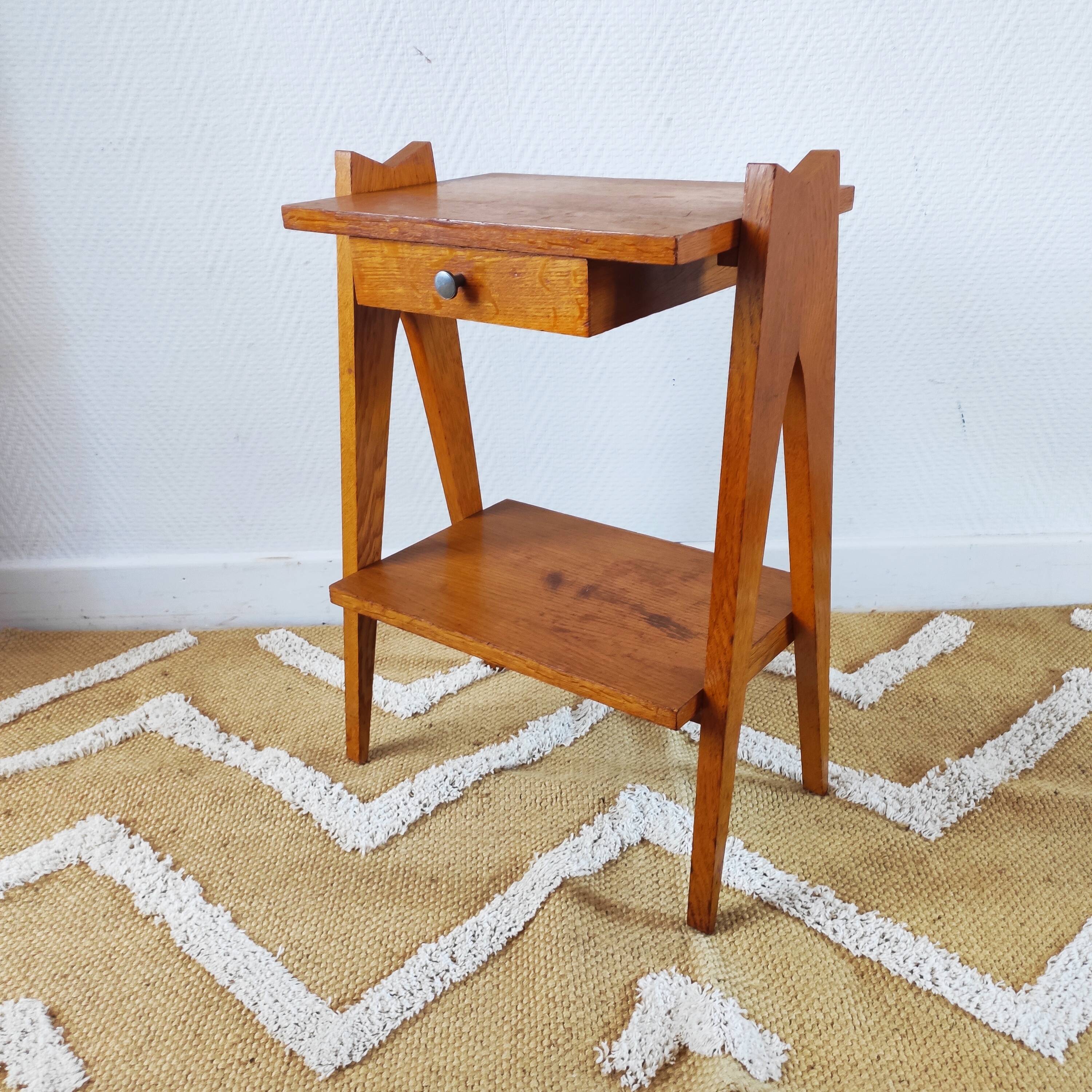 Vintage Scandinavian bedside table – 1960s