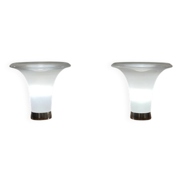 Pair of Comare lamps in glass by Gino Vistosi 1960s