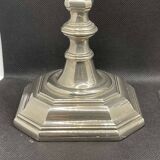 Pair of English silver-plated candlesticks from the 1950s