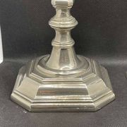 Pair of English silver-plated candlesticks from the 1950s