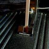 Red and black WL1 Anglepoise desk lamp. George Carwardine and Kenneth Grange, 1960.