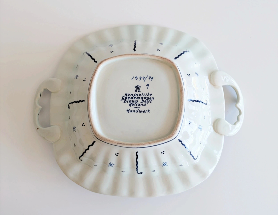 The vegetable dish from the Royal Factory of Delft