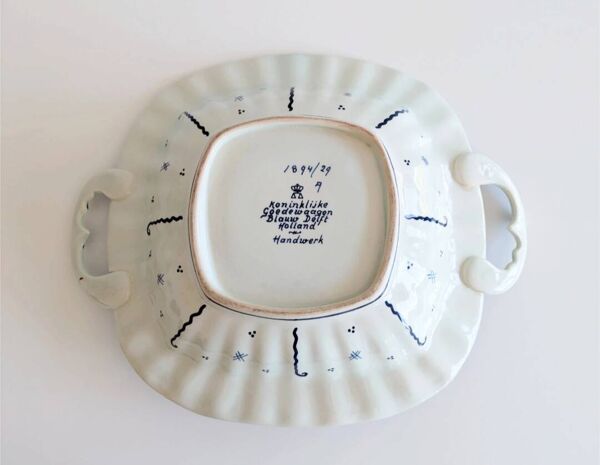 Le plat à légumes de la Manufacture Royale de Delft