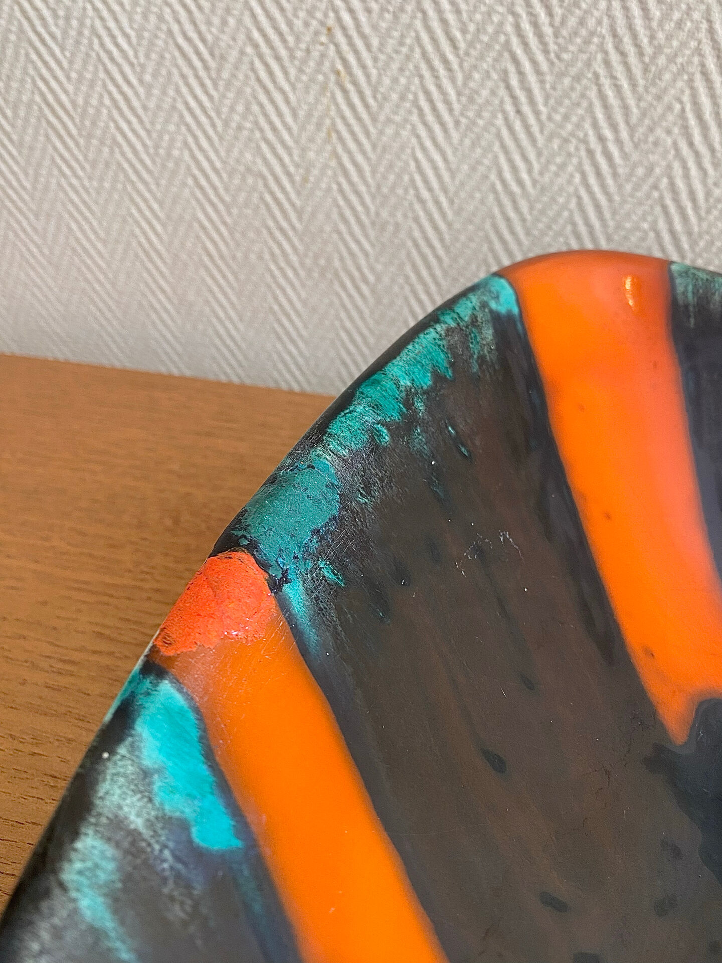 Coupe en céramique signée Elchinger