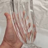 Vase vintage en cristal