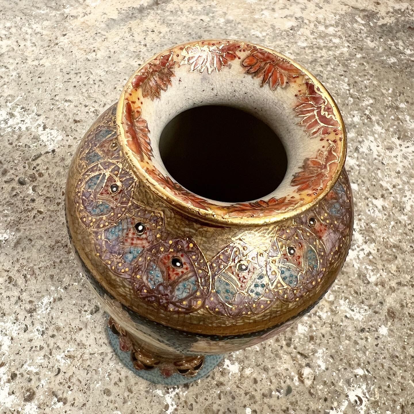 Satsuma Chinese porcelain vase XXth