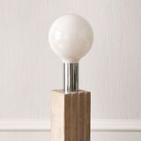 Travertine floor lamp, 1970