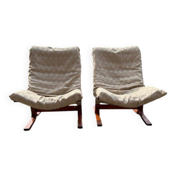 Set of the Siesta chairs by Ingmar Relling, 1965
