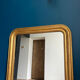 Antique mirror Louis-Philippe gilded with gold leaf 116,5cm/86cm