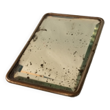 Beveled travel mirror