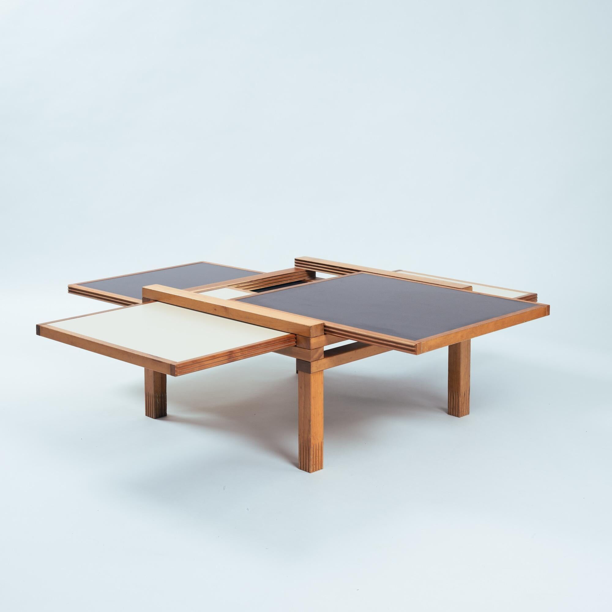 Table basse modulaire PAR4 par Bernard Vuarnesson pour Bellato, Italie, années 1970