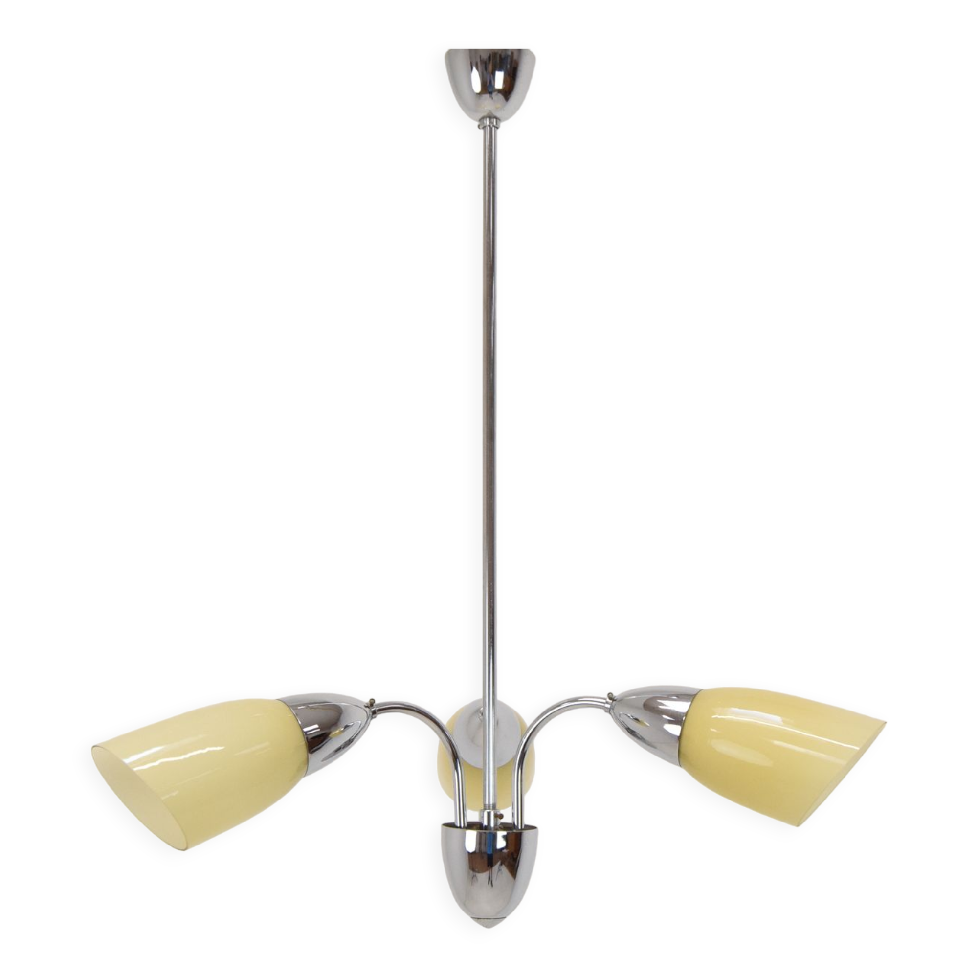 Mid-century Designed Chandelier by Elektroinstala Decin,Czechoslovakia,1970's.