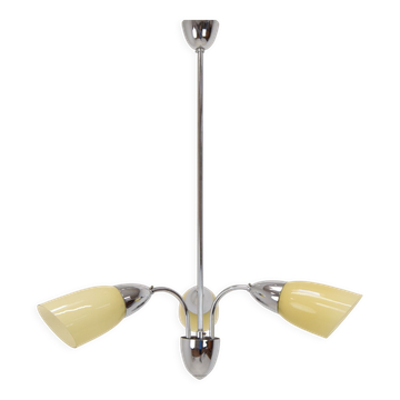 Mid-century Designed Chandelier by Elektroinstala Decin,Czechoslovakia,1970's.