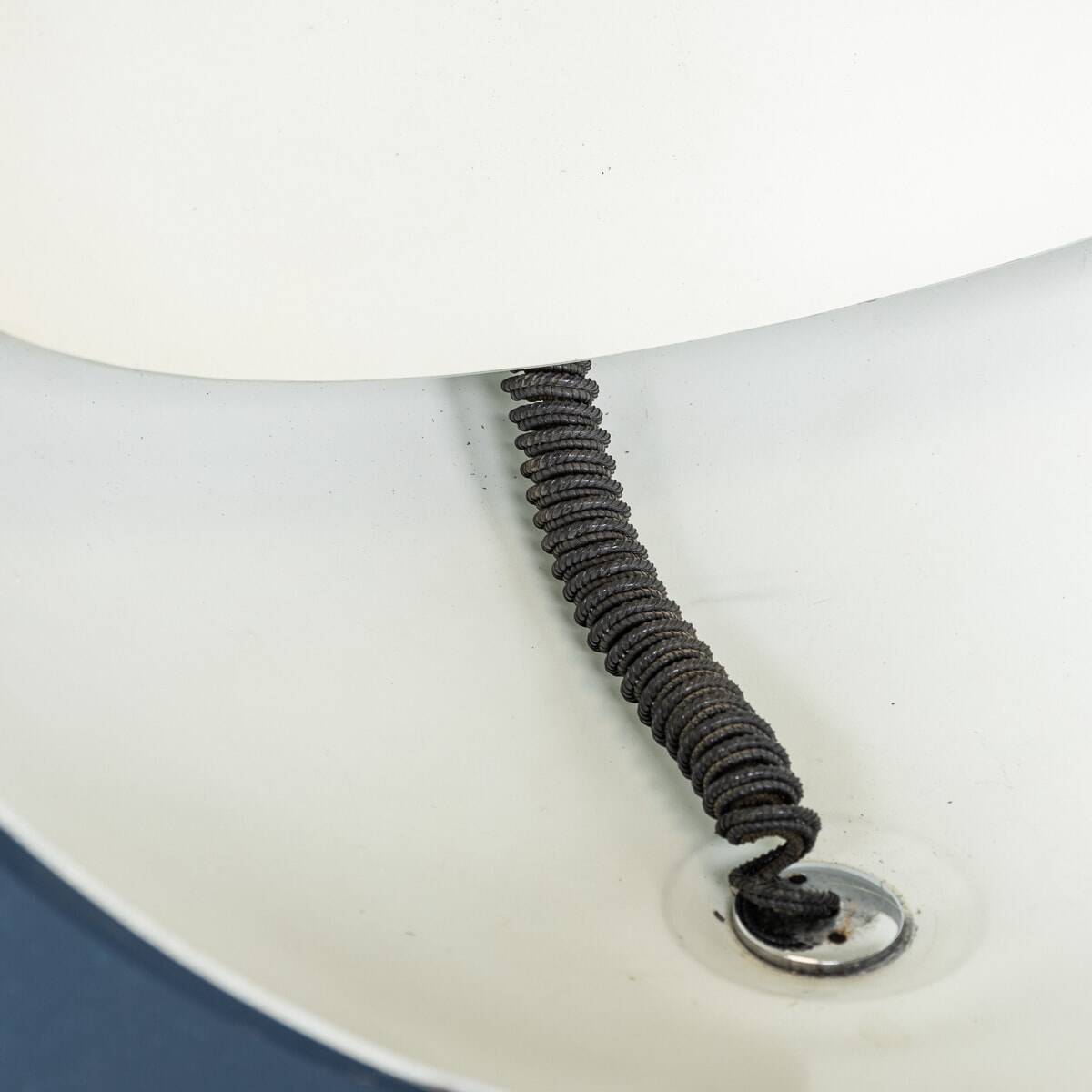 Une lampe de sol en chrome "espace" italienne du 20e siècle vers 1970