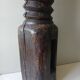 Old solid wood wine press screw, H 144 cm, Weight 37.5 kg
