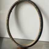 Wooden oval picture frame
