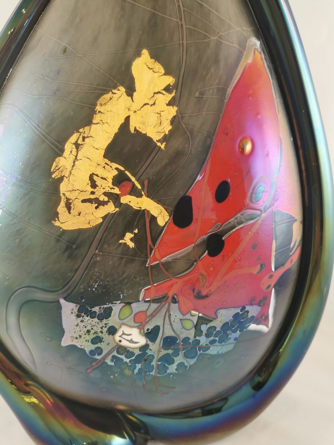 "Cord foot" vase, signed Robert Pierini, 1990s