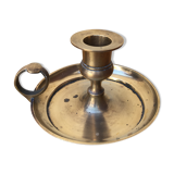 Vintage brass cellar rat candlestick